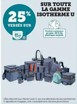Hyper U Sur toute la gamme isotherme u offre