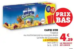 Hyper U Capri sun offre