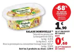 Hyper U Salade bonduelle offre