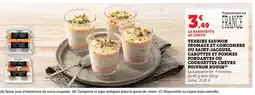 U Express Verrine saumon fromage et concombre ou saint jacques carottes et pommes offre