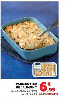 U Express Parmentier de saumon offre