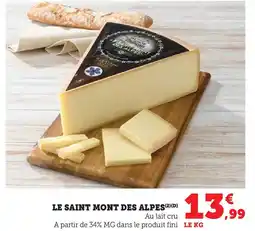 Super U Le saint mont des alpes offre