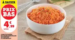 Hyper U Carotte rapées ou céléri remoulade ou taboulé à l'orientale offre