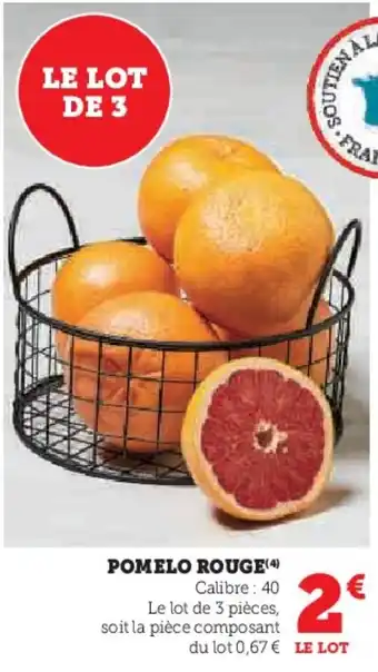 Hyper U Pomelo rouge offre