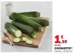 Hyper U Courgette offre