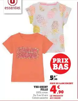 Hyper U Tee shirt fille offre