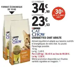E.Leclerc Brico Croquettes chat adulte offre