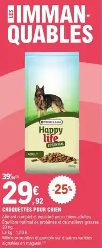 E.Leclerc Brico Croquettes pour chien offre