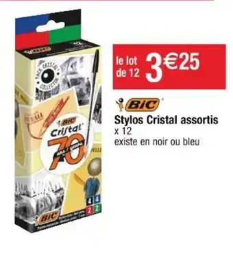 Stylos Cristal assortis