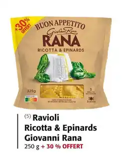 Colruyt Ravioli ricotta & epinards giovanni rana offre