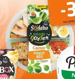 Colruyt Salade garden caesar sodebo offre