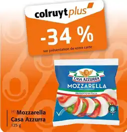 Colruyt Mozzarella casa azzurra offre