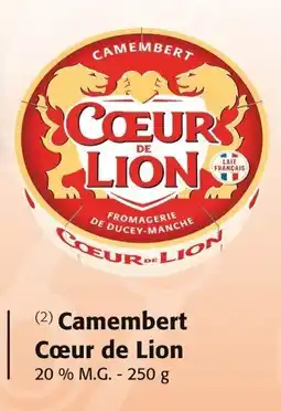 Colruyt Camembert cœur de lion offre