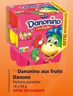 Colruyt Danonino aux fruits danone offre