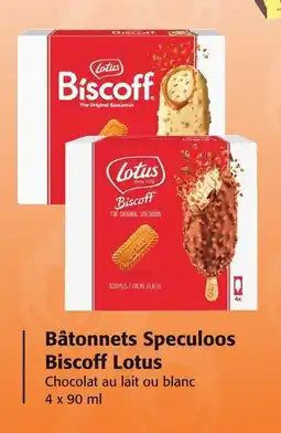 Colruyt BĂątonnets speculoos biscoff lotus offre
