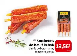 Colruyt Brochettes de bĆuf kebab offre