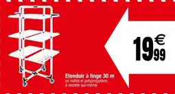 Carrefour Etendoir à linge 30 m offre