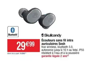 Cora x Carrefour Écouteurs sans fil intra auriculaires Sesh offre