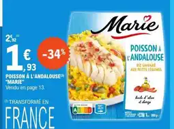E.Leclerc Poisson à l'andalouse Marie offre