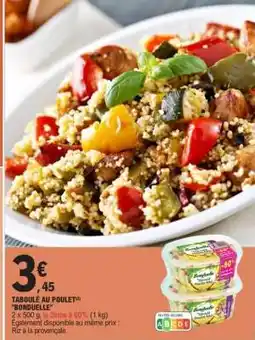 E.Leclerc Taboulé Au Poulet Bonduelle offre