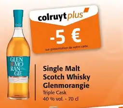 Colruyt Single malt scotch whisky glenmorangie offre