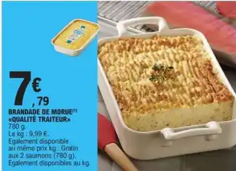 E.Leclerc BRANDADE DE MORUE QUALITÉ TRAITEUR offre