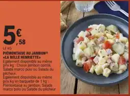 E.Leclerc PIÉMONTAISE AU JAMBON LA BELLE HENRIETTE offre