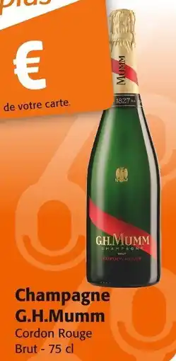 Colruyt Champagne g.h.mumm offre