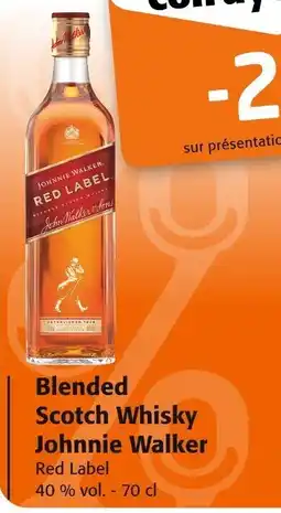Colruyt Blended scotch whisky johnnie walker offre