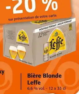 Colruyt Bière blonde leffe offre