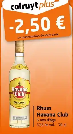 Colruyt Rhum havana club offre