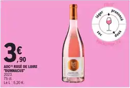 E.Leclerc AOC Rosé de Loire Dumnacus offre