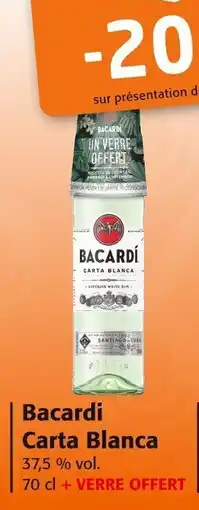 Colruyt Bacardi carta blanca offre