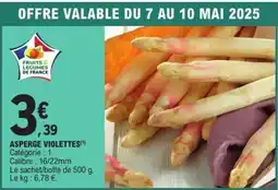 E.Leclerc ASPERGE VIOLETTES offre