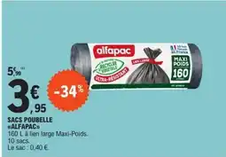 E.Leclerc SACS POUBELLE ALFAPAC offre