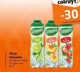 Colruyt Sirop teisseire offre