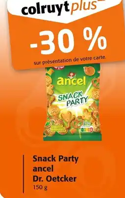Colruyt Snack party ancel dr. oetcker offre
