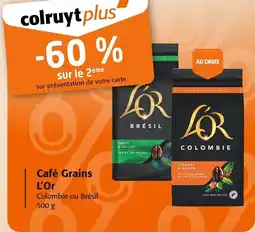 Colruyt Café grains l'or offre
