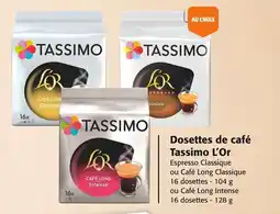 Colruyt Dosettes de café tassimo l'or offre