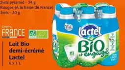Colruyt Lait bio demi-écrémé lactel offre