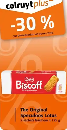 Colruyt The original speculoos lotus offre