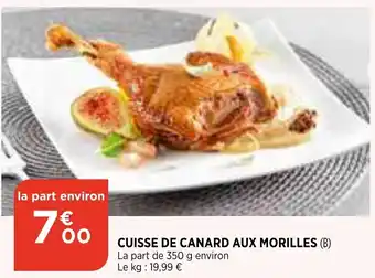 Bi1 Cuisse de Canard Aux Morilles offre