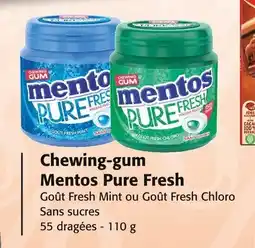 Colruyt Chewing-gum mentos pure fresh offre
