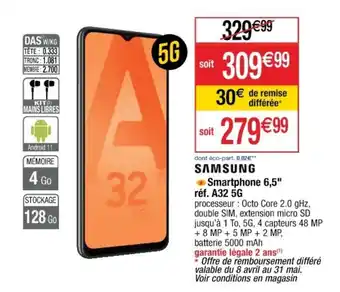 Cora x Carrefour Smartphone 6.5 offre