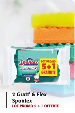 Colruyt 2 gratt' & flex spontex offre