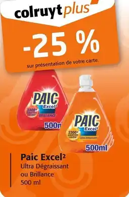 Colruyt Paic excelÂČ offre