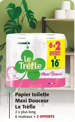 Colruyt Papier toilette maxi douceur le trĂšfle offre
