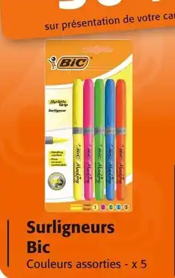 Colruyt Surligneurs bic offre