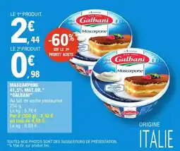 E.Leclerc Express Mascarpone 41,5% mat.gr. galbani offre