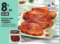 E.Leclerc Express Côtes de porc marinées clermont offre